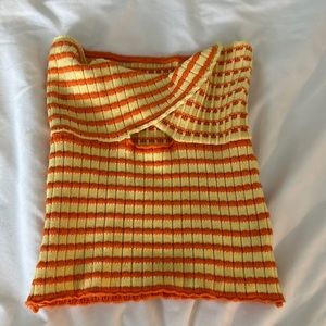 Knit crop top